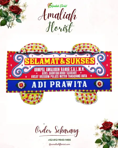 Papan Bunga Ucapan Selamat Barenglor